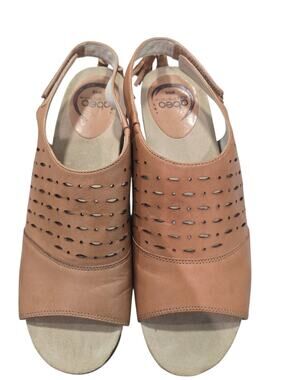 ABEO BIOsystem Berrie Leather Comfort Slingback Heel
